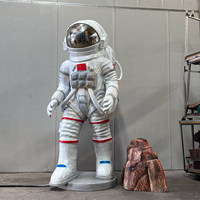 Modèle d'animatronique d'astronaute personnalisé pour intérieur, construction métallique pour parcs à thème, centres commerciaux, parcs d'aventure et aires de jeux publiques