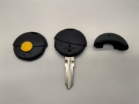 Coque de clé télécommande ABS à 1 bouton avec lame externe pour appareils intelligents Chine