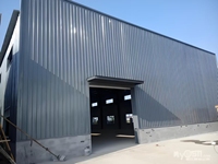 Bâtiment d'entrepôt préfabriqué en acier de 5000 mètres carrés avec services de soudage et de découpe