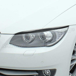 ฝาครอบตกแต่งคิ้วไฟหน้าคาร์บอนไฟเบอร์ 2 ชิ้น สำหรับ BMW E92 E93 ซีรีส์ 3 คูเป้ E92 M3 คูเป้ ปี 2006-2012 - Product Image 6