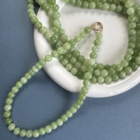 Collier coloré personnalisé fait main en pierres précieuses arc-en-ciel, perles rondes épaisses en pierre naturelle vibrante, bijoux en perles abacus pour boutiques