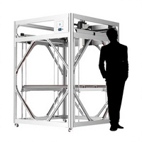 Imprimante 3D industrielle à granulés FGF, machine grand format avec nivellement automatique pour la production commerciale