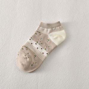 New Spring Women Short Vintage Floral Mesh Ankle Length <b>Socks</b> for Young Girls - Product Image 6