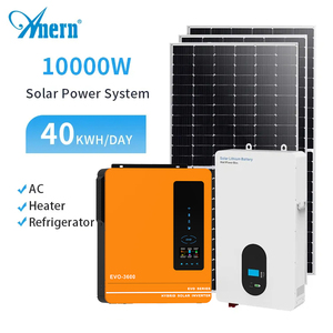 Anern 5kw 10kw 15kw sistema <span class=keywords><strong>de</strong></span> energía solar fuera <span class=keywords><strong>de</strong></span> la red sistema <span class=keywords><strong>de</strong></span> energía solar <span class=keywords><strong>kit</strong></span> completo - Product Image 1