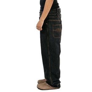 Heavyweight Custom <b>Baggy</b> <b>Jeans</b> Y2k Streetwaear Double Waist Black Denim <b>Jeans</b> Men Fashion <b>Retro</b> Hip Hop <b>Jeans</b> Pants for Men - Product Image 5