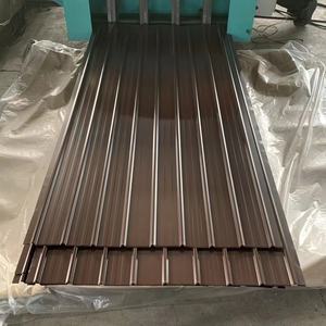 <span class=keywords><strong>Tôle</strong></span> de Toiture en Acier Galvanisé Ondulé Économique, Dureté Maximale, Épaisseur 0,14-0,45 mm, Revêtement Z41-Z60, pour Découpe et Soudure de Tuiles de Toit - Product Image 1