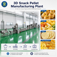 Mesin Pembuat Pani Puri Otomatis, Mesin Penggoreng Gol Gappa India, Mesin Ekstruder Pelet Snack Berongga 2D 3D, Pabrik Lini Produksi