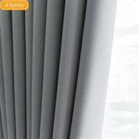 Rideaux occultants prêts à poser DaiRui avec œillets, ignifuges, isolants, 100 % polyester, motif végétal pour la maison