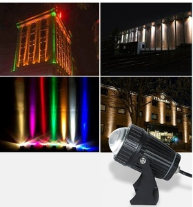 Góc nhìn hẹp góc chiếu xạ xa khoảng cách 10W vườn cảnh quan nhỏ Led chiếu sáng Lũ lụt IP65 ngoài trời năng lượng mặt trời Spotlight cho biệt thự - Product Image 2