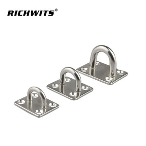 Boucle en D en acier inoxydable RICHWITS 304 316, quincaillerie marine pour fixation de pont de voilier - Product Image 5