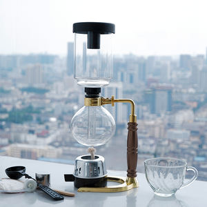 Outils de siphon à café <span class=keywords><strong>3</strong></span>/5 tasses Pot Siphon de table Filtre à café Siphon Cafetière - Product Image 1