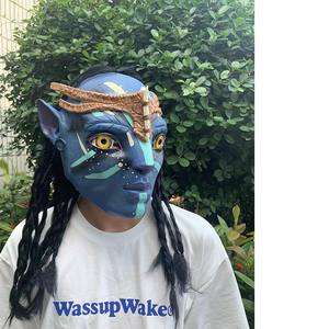 Couvre-chef Avatar cos films de couvre-chef en <span class=keywords><strong>latex</strong></span> pour hommes et femmes avec le même <span class=keywords><strong>masque</strong></span> Avatar 2 caractères - Product Image 2