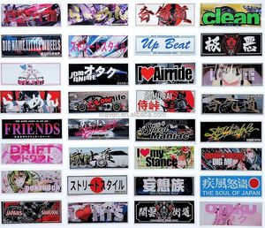 500 + Tùy Chỉnh Thiết Kế Jdm Phản Quang Chuyên Nghiệp Tùy Chỉnh In Dính Không Thấm Nước Gia Đình Xe Decal Sticker Anime Dán - Product Image 5