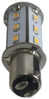 S8 baïonnette double Contact Base 1142 1157 ampoule LED BA15D Y15D DC 10V-30Volt chemin pont Auto Marine bateau éclairage