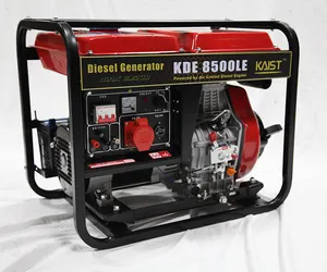 KAIST KDE8500LE3 Manual Open Frame Mini Camping Generator 380v Generator Diesel Engine Portable