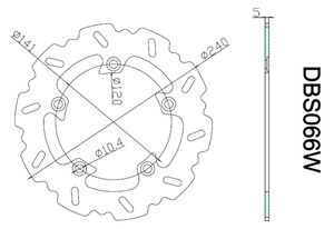 <span class=keywords><strong>Disco</strong></span> de freno de motocicleta para SUZUKI GSR400 GLADIUS650 GSF650 Bandit.S GSF1200 Bandit GSX1250FA <span class=keywords><strong>disco</strong></span> de freno rotor trasero - Product Image 6