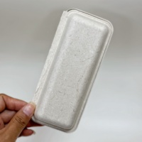 Boîte d'emballage en pulpe moulée sur mesure RUNWELL, bagasse de canne à sucre, biodégradable, écologique, réutilisable, recyclable, matériaux recyclés