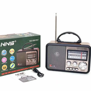 NS-8897BT ย้อนยุคควา<span class=keywords><strong>ม</strong></span>คิดสร้างสรรค์สำหรับการ์ดหน่วยควา<span class=keywords><strong>ม</strong></span>จำแบบพกพากลางแจ้งไร้สายซับวูฟเฟอร์เสาอากาศเครื่องเล่นเสียงสำหรับบ้านขนาดเล็ก - Product Image 1