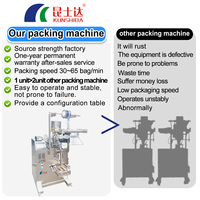 Machine d'emballage CE automatique à scellage de liquide à 3 côtés Machine de pesage de liquide pour boissons bonbons glacés Machine à emballer pour ensacheuse