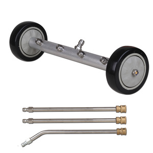 Pistolet à eau haute pression Kaigongte, buse de 400 mm en acier inoxydable, accessoire de lavage de voiture, forme éventail multi-trous, 4000 psi - Product Image 1