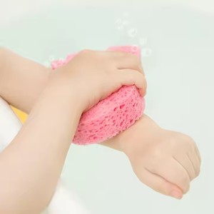Esponja de celulosa para baño de bebé natural, respetuosa con el medio ambiente, artesanías de plástico biodegradable - Product Image 5