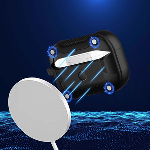 Anti-lost PC+TPU <strong>case</strong> for Airpods Pro <strong>2</strong> Magnetic Protective Cover with Carabiner for Airpods 1/<strong>2</strong> - Product Image 2