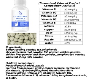 <span class=keywords><strong>Compresse</strong></span> Stock per il Sollievo dalle Palline di Pelo del <span class=keywords><strong>Gatto</strong></span>, Integratore Digestivo Formulato per il Supporto alle Palline di Pelo, Rimedio per Animali Domestici, Gusto Pollo, Vitamine - Product Image 5