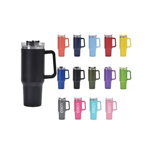 40oz Stainless Steel Sport Design Mug Tumbler Insulated Water Bottles for Coffee & Gifts Sus304 Drinking Cups
