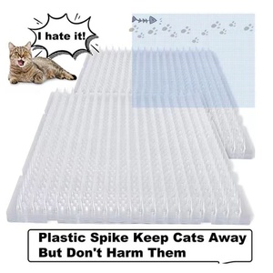Esteras de PVC de plástico para mascotas, estera antideslizante con tacos para gatos, tope de red de excavación, estera disuasoria para gatos en casa - Product Image 2