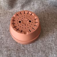 Dia.16cm 1000ml pot bunga tanah liat plastik bulat pot sukulen pot ukuran sedang