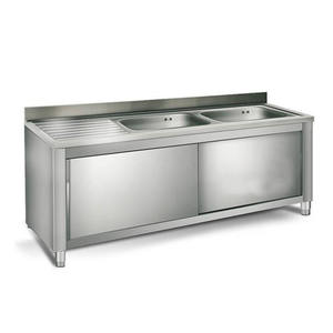 Fregadero de acero inoxidable para cocina VICTORY, equipo médico de catering, laboratorio, Hospital, Hotel, restaurante, suministros de muebles de cocina - Product Image 5