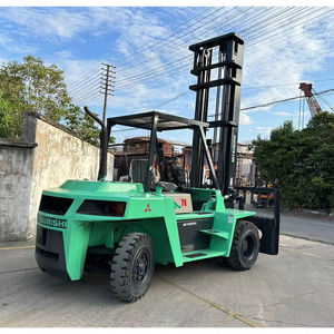 고품질 TCM 미쓰비시 7/5톤 FD70/FD50 중고 디젤 지게차 일본 오리지널 오프로드 2/3단 마스트 - Product Image 1