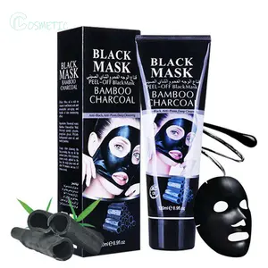 Prezzo di fabbrica maschera facciale di bambù carbone nero rimozione Peel Off maschera pulizia profonda poro maschera di serraggio