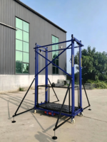 Plateforme de travail mobile télécommandée à faible bruit pour travaux de peinture, de plâtrage et d'installation
