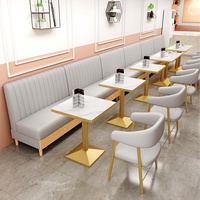 Ensembles de banquettes et canapés à dossier haut en bois pour cafés, restaurants, bars, fast-foods et hôtels - Vente en gros
