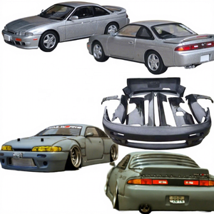 Guardabarros Delanteros/Traseros de Alta Calidad en Material FRP para Silvia 240 SX 200SX S14, Conversión de Parachoques <span class=keywords><strong>Rocket</strong></span> <span class=keywords><strong>Bunny</strong></span> - Product Image 1
