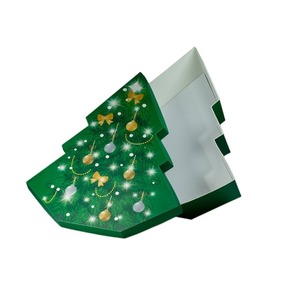 Creative <b>Christmas</b> tree gift packaging <b>box</b> with ribbon paper <b>box</b>, customizable according to needs - Product Image 2
