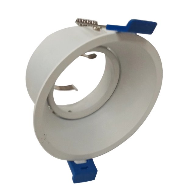 Modern GU10 Ceiling Spot Light Housing IP44 Recessed Downlight Fixture for Bathroom Kitchen