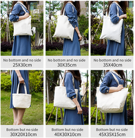 Bolsas de Tela Personalizadas y Resistentes para Recuerdos de Boda con Bolsillo Transparente de PVC, Bolsa de Lona Cuadrada Pequeña