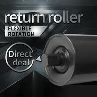 Rouleaux de tambour de tension de tambour de retour de précision personnalisés pour convoyeur