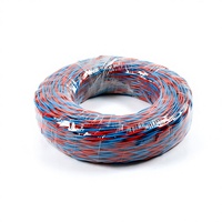 Câble de signalisation ignifuge NH-RVS 2x0.75mm 2x1.5mm 2x2.5mm 2x4mm PVC résistant à la chaleur, blindé, flexible, en cuivre, IP40