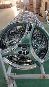 Cerchio in Lega Forgiata Cromato a Tre Razze per Volkswagen Mk4 <span class=keywords><strong>Golf4</strong></span>, Toyota 86 Camry, Lexus Nx200 Rx450 Gx400, Honda Civic92 - Product Image 4