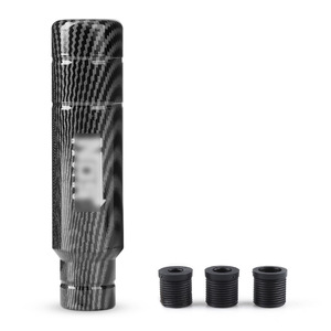 Cnspeed Carbon Fiber Gear <b>Shift</b> <b>Knob</b> M8 M10 M12 5 Speed Manual Automatic Car Shifter - Product Image 2