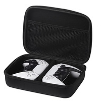 Étui de rangement pour manette de jeu en EVA rigide personnalisé, résistant aux chocs, sac de transport pour manette sans fil PS5 avec poche en filet