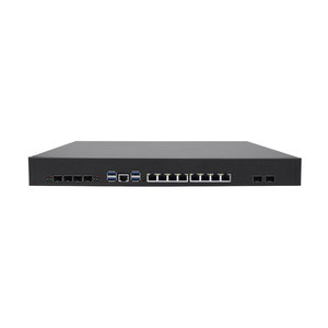 เซิร์ฟเวอร์เครือข่าย OEM ODM 1U Xeon 2650 V4 ไฟร์วอลล์พีซี 8*2.5g LAN PCIE X8 X16 พาวเวอร์ซัพพลายคู่ พอร์ต SFP 40g แบบเดี่ยว PFSense VPN - Product Image 2