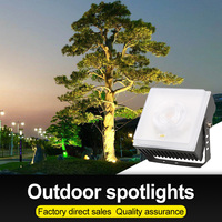 Lampu Sorot LED IP65 Luar Ruangan AC220V/AC/DC12-24V Sudut Sinar 30 Derajat Suhu Warna 3000K/4000K/6000K Aluminium Die-casting Pencahayaan PC