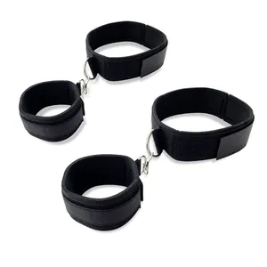 Seks esaret bilek ve uyluk manşetleri BDSM sınırlamalar seti, seks oyuncakları ayarlanabilir bacak askıları kelepçe ile kadınlar için SM oyunu oynamak - Product Image 1