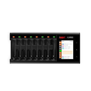 Cargador Rápido Balanceado ISDT N8 Multicanal de 18W 1.5A con 8 Ranuras LCD para Baterías AA/AAA, Li-Ion, Li-HV, Ni-MH, Ni-Cd, Ni-Zn, Piezas RC, Entrada de 5-12V - Product Image 1