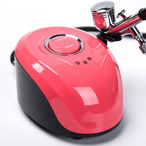 Kit d'aérographe ABS Portable professionnel Mini <span class=keywords><strong>compresseur</strong></span> Machine Piston cuivre matériel pour gâteau décoration peinture pâtisserie cuisson - Product Image 6