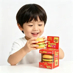 Nuevo Juguete Sensorial Schylling NeeDoh Burger Cube, Peluche Antiestrés para Niños de 3+ Años, Calma el Estado de Ánimo, Proporciona Alivio Sensorial, Reduce la Ansiedad, No Tóxico - Product Image 2